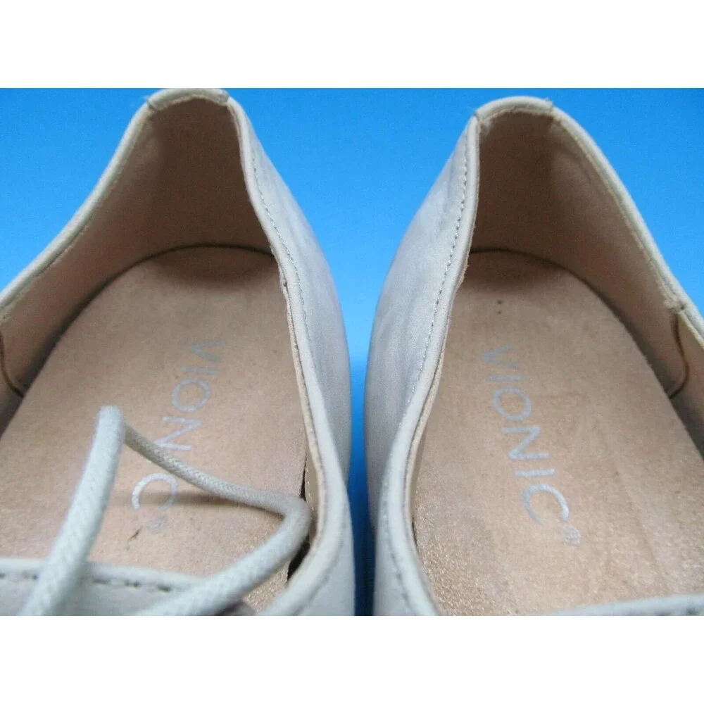 Vionic NBK Adina Mens Gray And White Lace Up Derby Walking Shoes  US 9 EUR 41